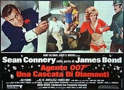 Il film TV: &quot;Agente 007 - Una cascata di Diamanti&quot; sabato 28 marzo 2020