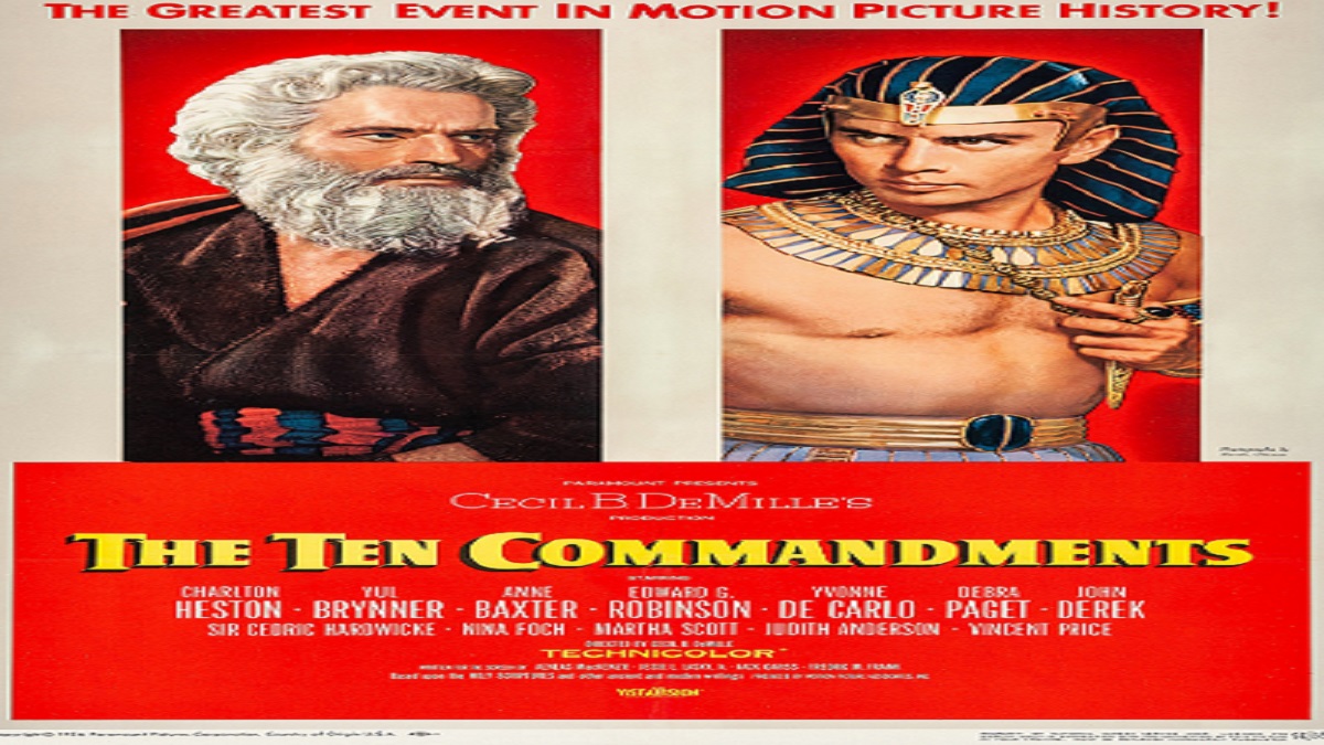 film film kolossal stasera in TV: "I 10 comandamenti " martedì 12 aprile 2022